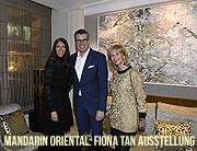 Eröffnung der Ausstellung „Blossoms in Transformation“ von Künstlerin Fiona Tan im Hotel Mandarin Oriental in München am 24.01.2017 mit Axel Milberg, Antje-Katrin Kühnemann, Timothy Peach, Helga Piaget und Co.    Agency People Image (c) Michael Tinnefeld